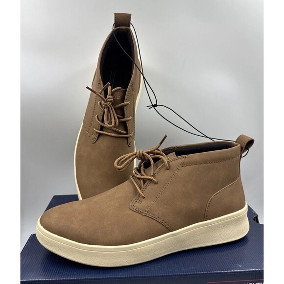 IZOD Palmer Men's Size 9 Lace-up Chukka Boots, Brown, New in Box - Picture 1 of 15